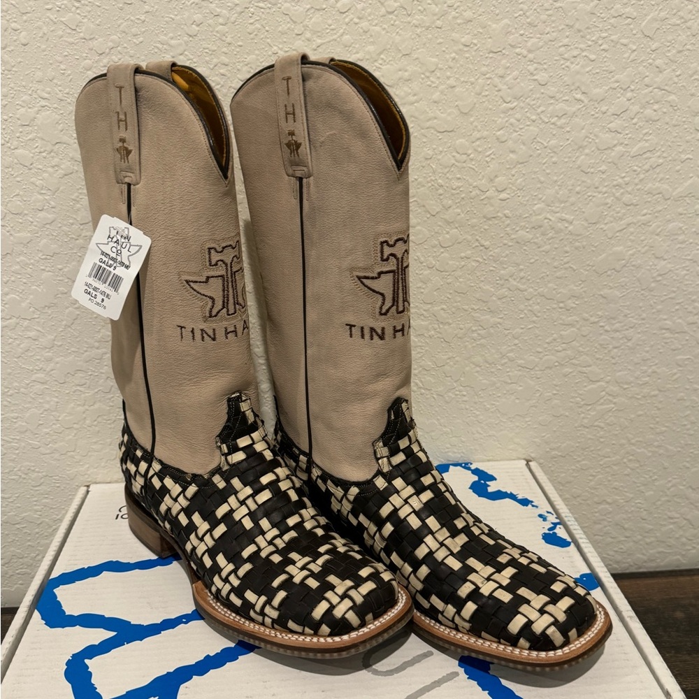 TIN HAUL HOUNDSTOOTH COWGIRL PWR SOLE BRAND NEW WITH BOX SIZE 9 SOLD OUT